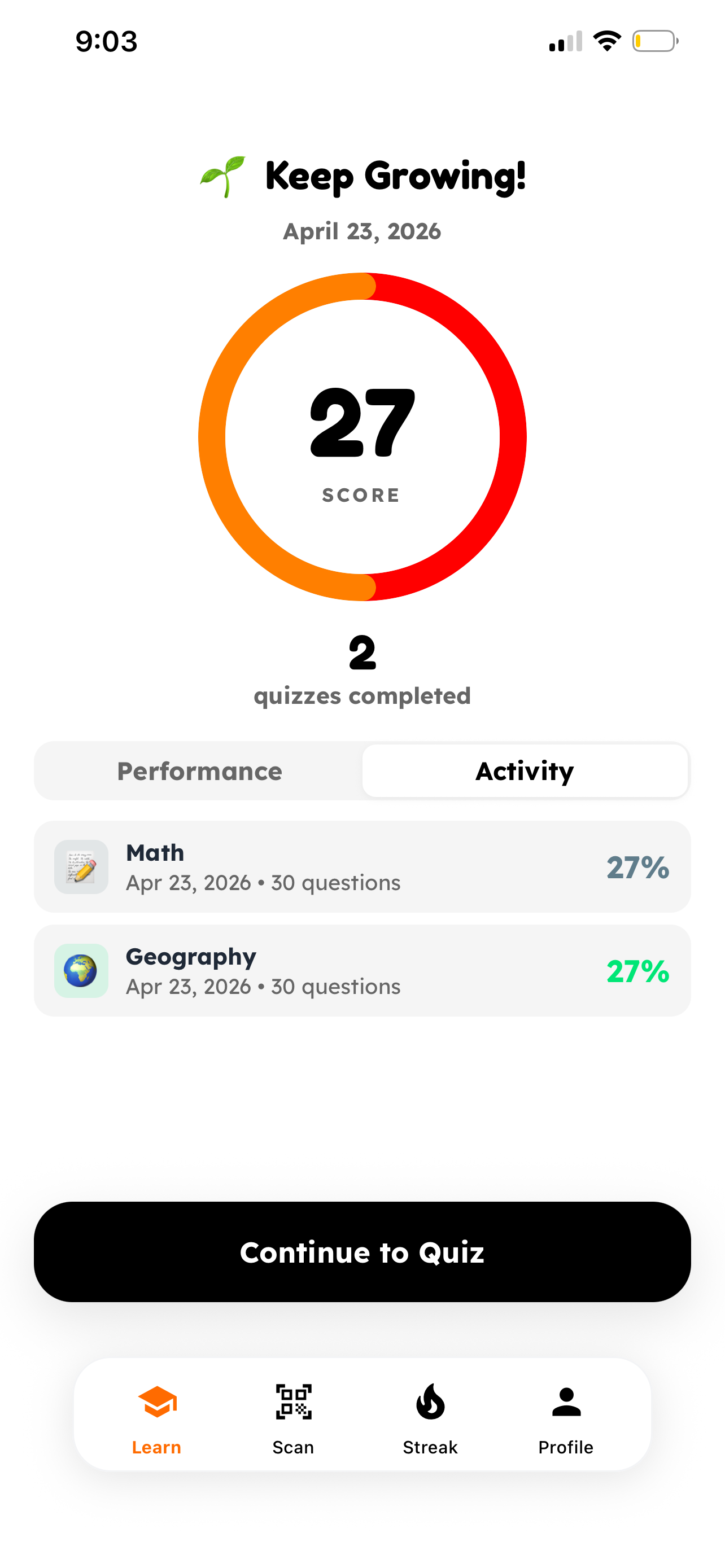 Qoozr App Mockup